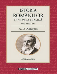 coperta carte volumul v (partea i si ii) de a. d. xenopol